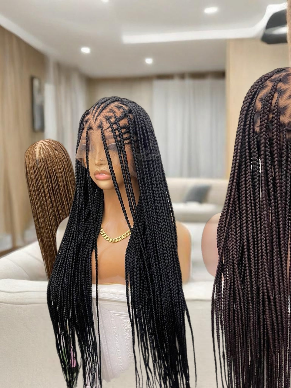 Wig Mira, full lace braided wig