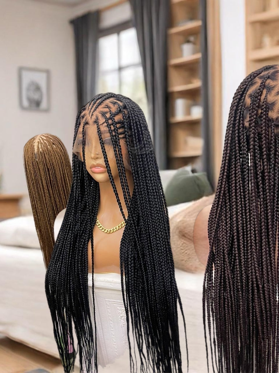 Wig Mira, full lace braided wig