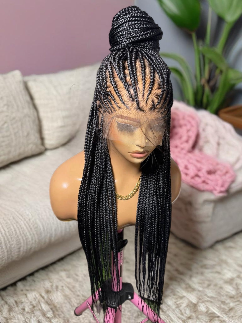 Wig Mira, full lace braided wig