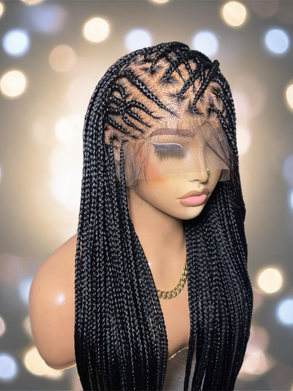 Wig Mira, full lace braided wig