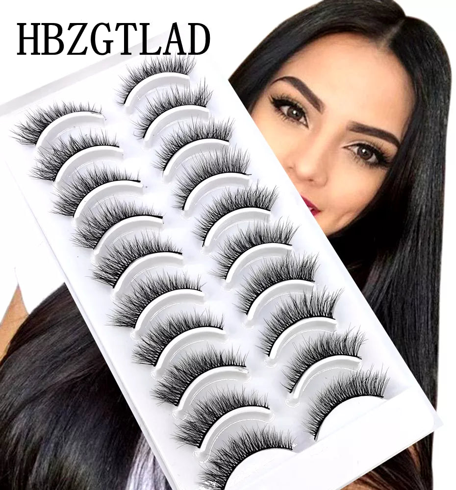 41 Styles: 10 Pairs of Natural Long 3D Mink False Eyelashes Makeup Kit.