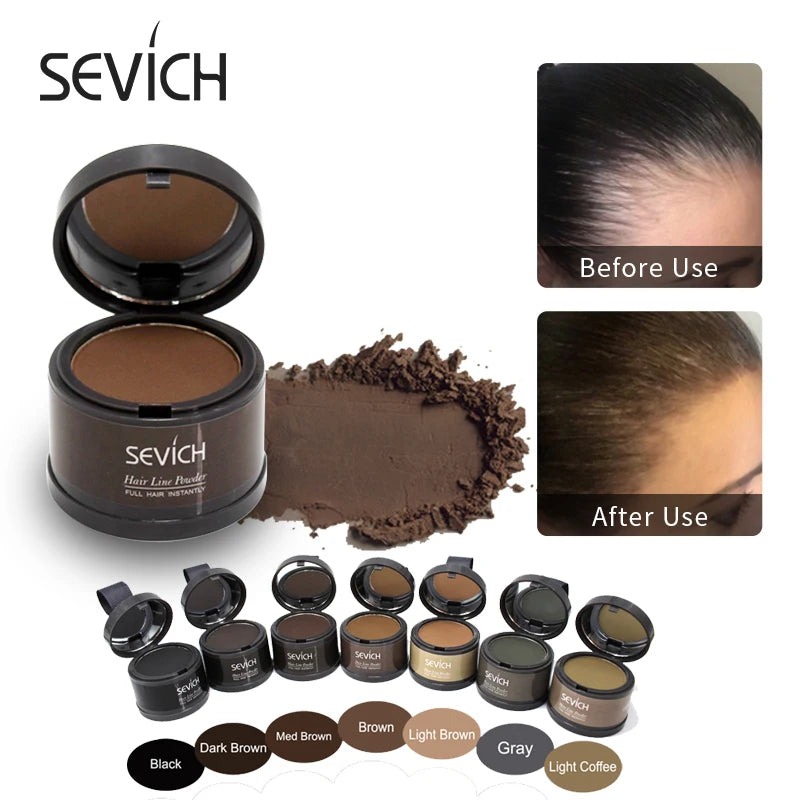 Waterproof Hair Line Powder: Edge Control, Hair Concealer for Instant Root Cover Up, Unisex.