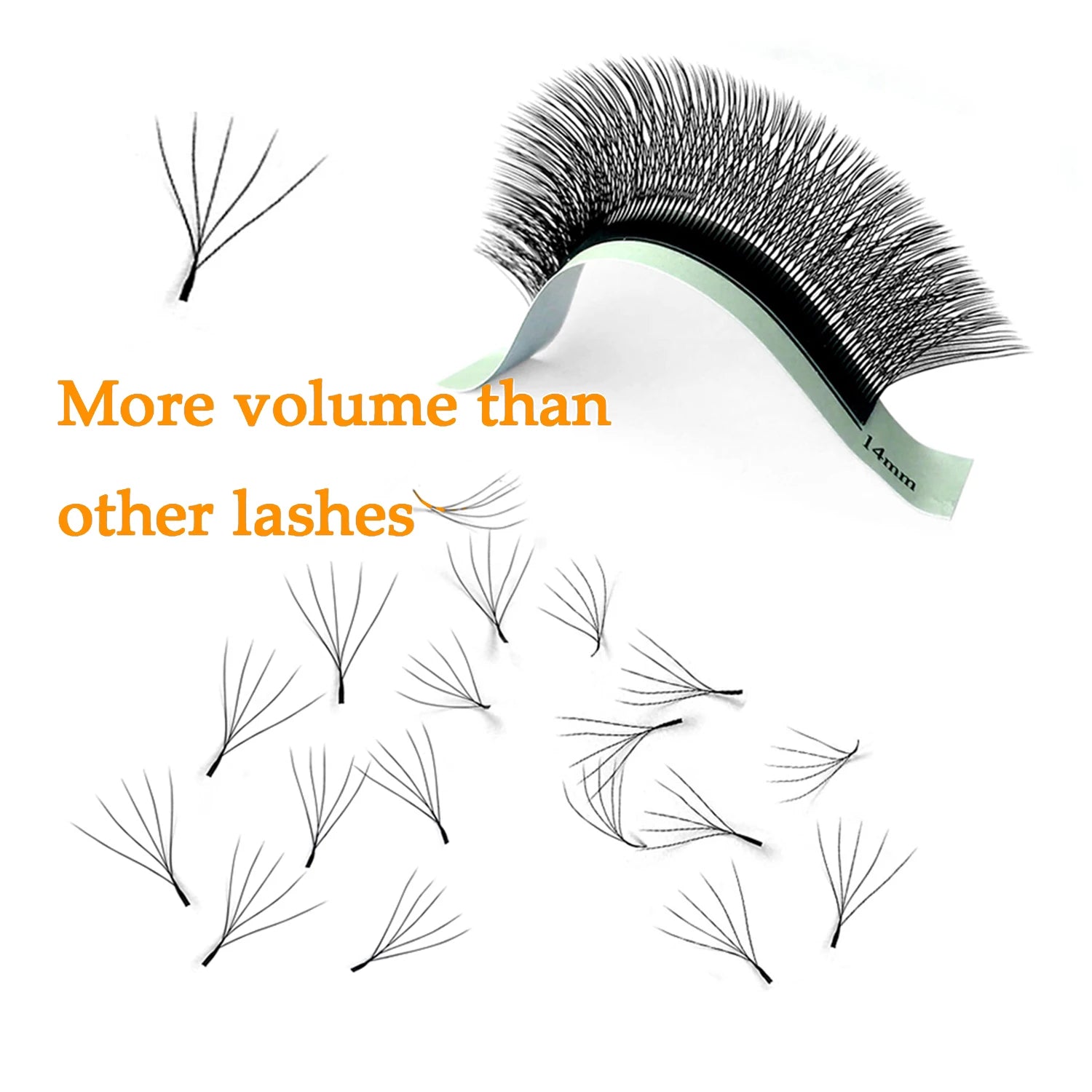 4D W Eyelash Extension: Volume W Lash, Fluffy Fans