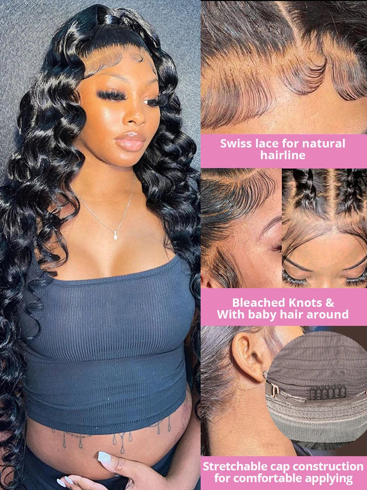 Brazilian Loose Deep Wave Lace Front Wi