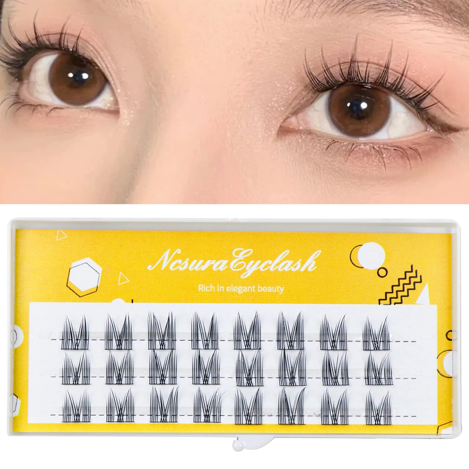 Manga Lashes: Thick Little Devil False Eyelashes for Eye Extension