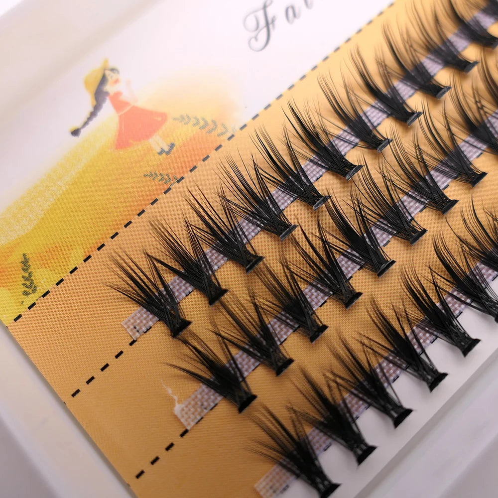 Mink Eyelashes: Natural Extensions, 60 Bundles per Box.