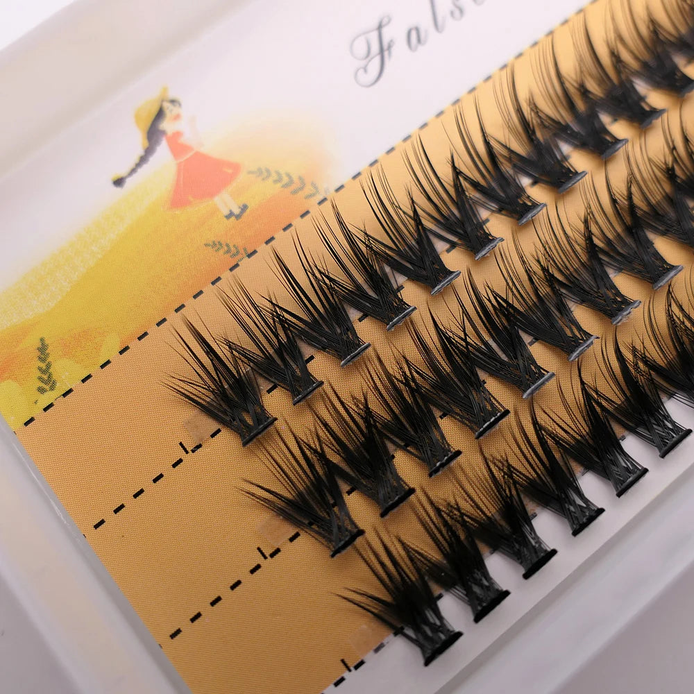 Mink Eyelashes: Natural Extensions, 60 Bundles per Box.