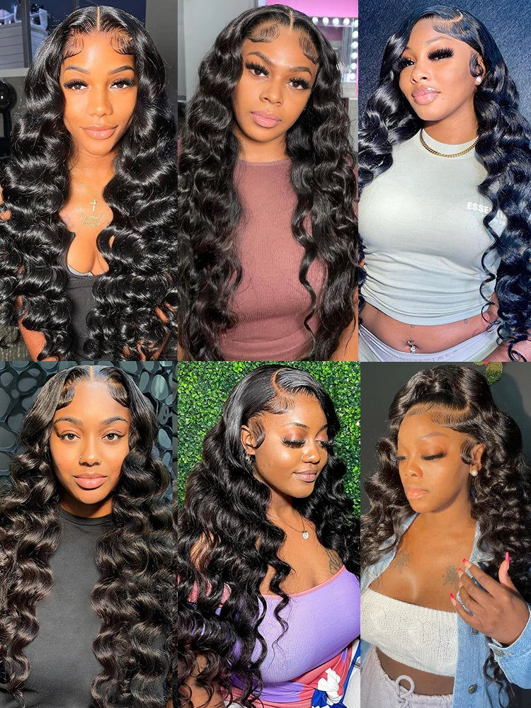 Brazilian Loose Deep Wave Lace Front Wi