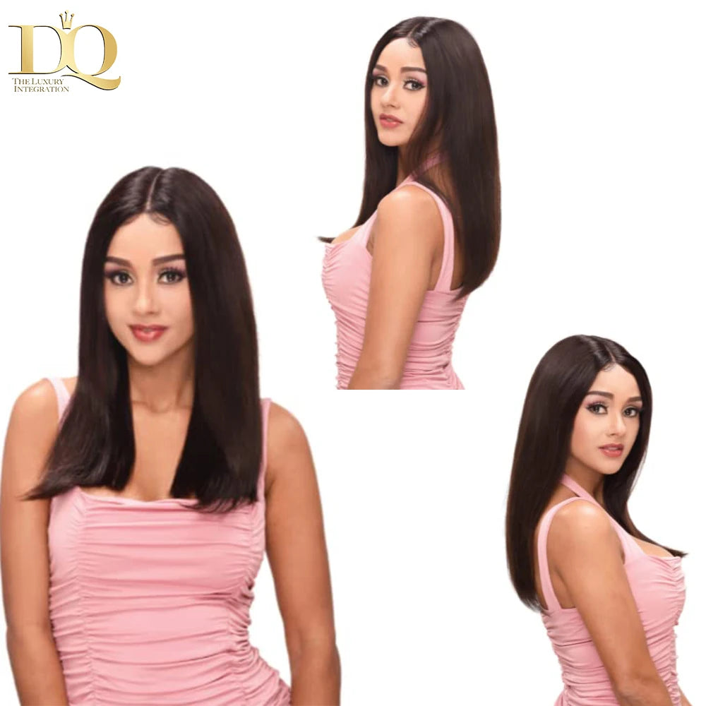 Go Glueless with Brazilian Straight Short Bob Lace Front Wig