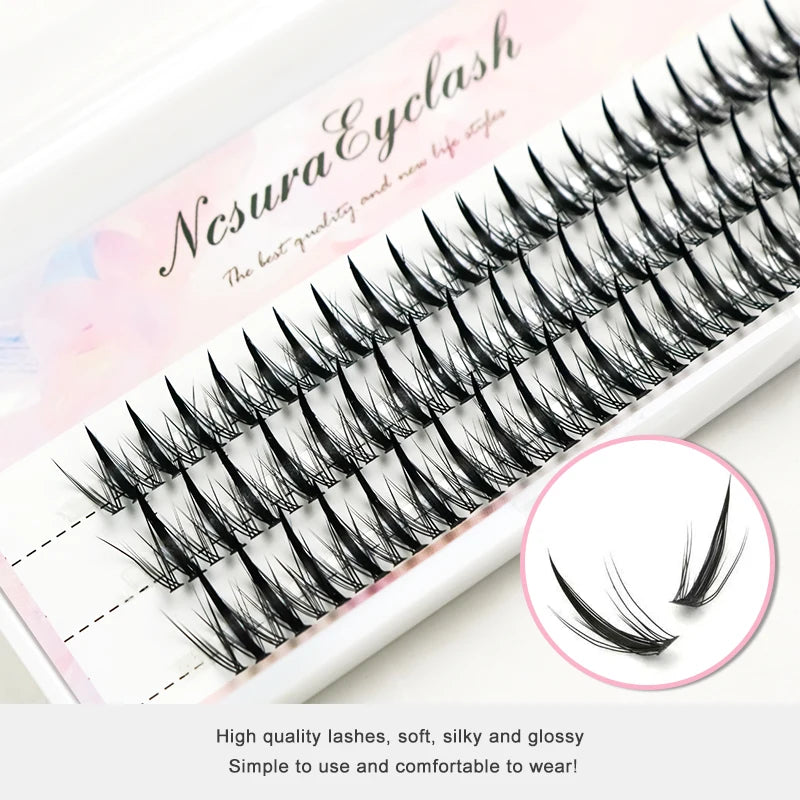 Manga Lashes: Thick Little Devil False Eyelashes for Eye Extension