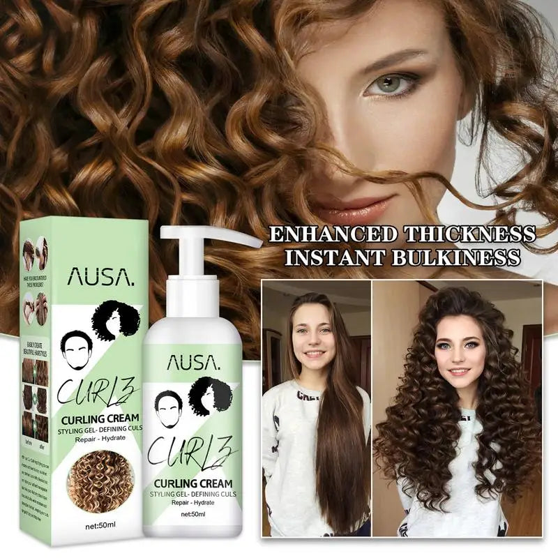 Light Curl Defining Cream: Moisturizes and Defines Curls.