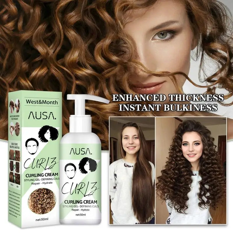 Light Curl Defining Cream: Moisturizes and Defines Curls.